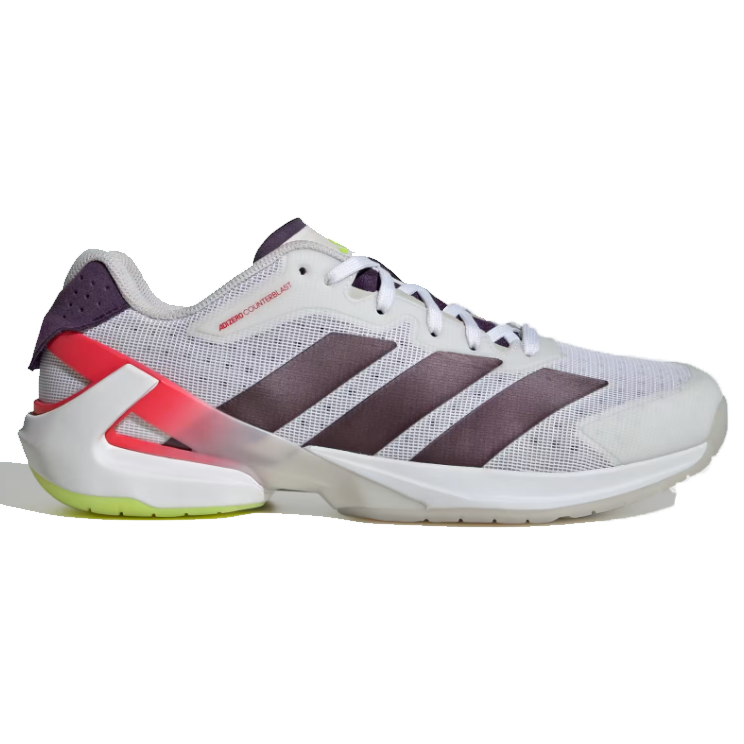 Adidas Men's Adizero Counterblast Indoor Court Shoes White Red