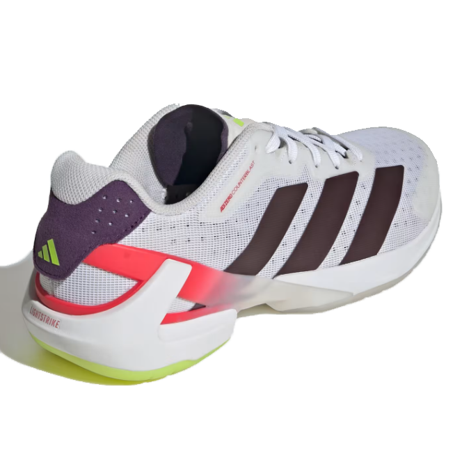 Adidas Men's Adizero Counterblast Indoor Court Shoes White Red