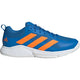 Adidas Men's Court Team Bounce 2.0 Indoor Court Shoe Blue Orange