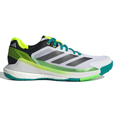 Adidas Men's Crazyquick Boost Padel Shoes White Lime Burst