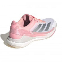 Adidas Women's Crazyquick Boost Padel Shoes White Light Pink