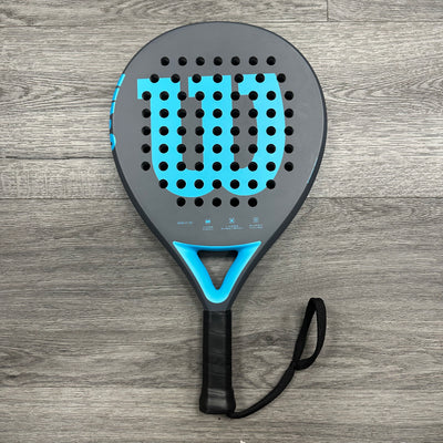 Wilson Match Point Padel Racket Grey Blue OUTLET