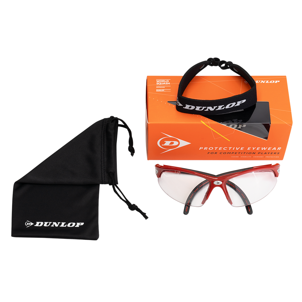 Dunlop Comp Players Protective Eyewear - Red Black