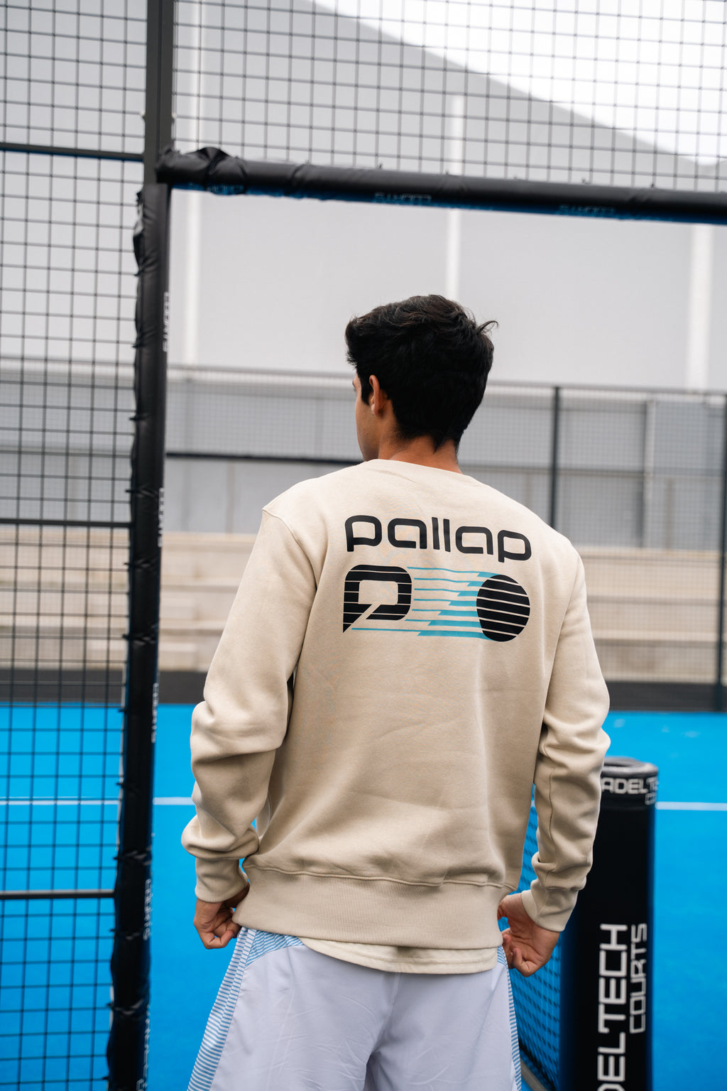 Pallap Men's Life Style Crewneck Off White