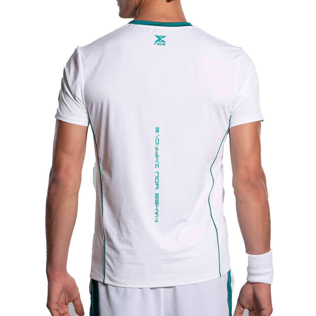 Nox Men's Pro T-Shirt White Ivy Green