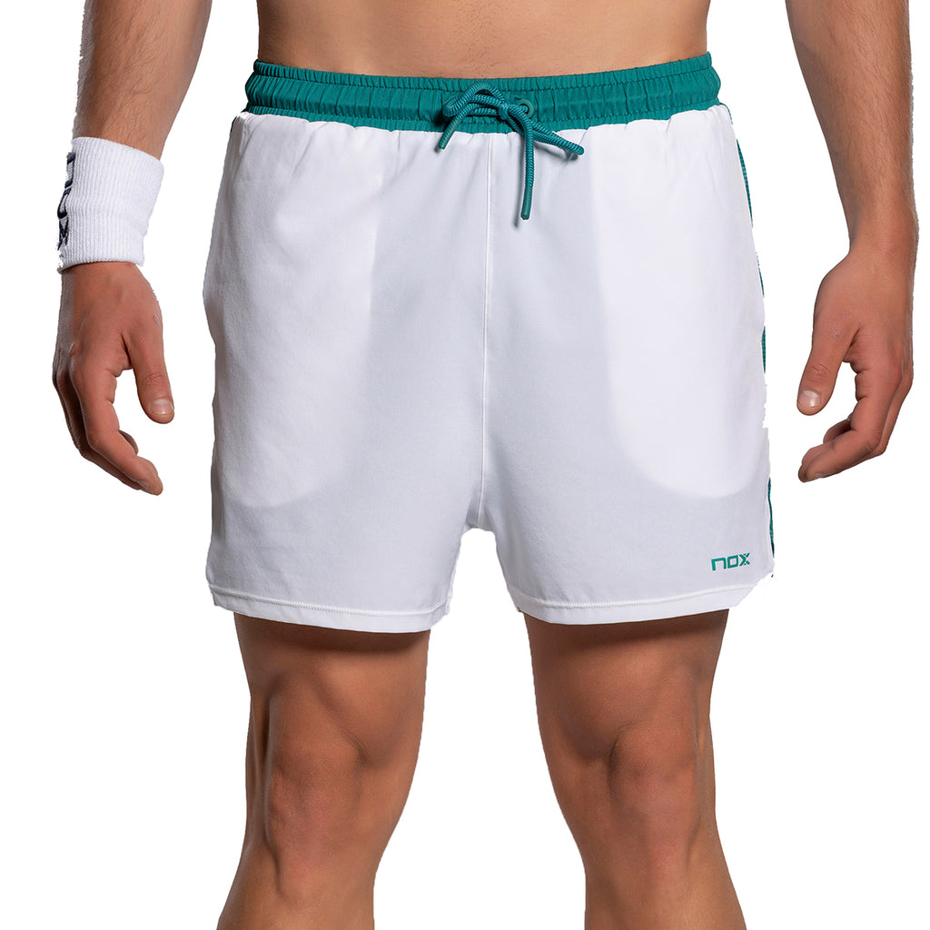 Nox Men's Pro Shorts White Ivy Green