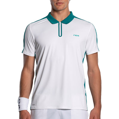 Nox Men's Pro Polo White Ivy Green