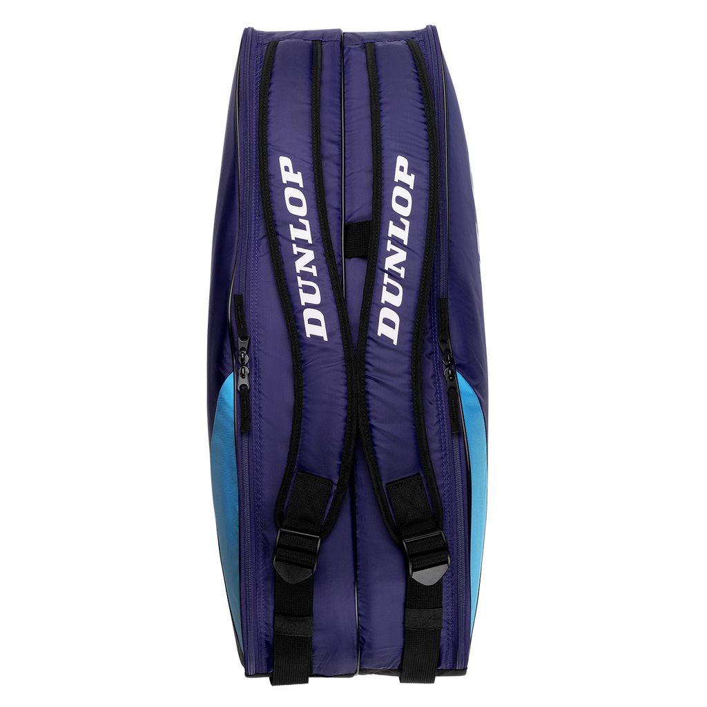 Dunlop FX Club 6 Racket Bag Violet/Black/Cyan