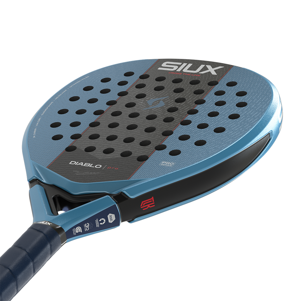 Siux Diablo Pro 2027 Padel Racket Metallic Blue