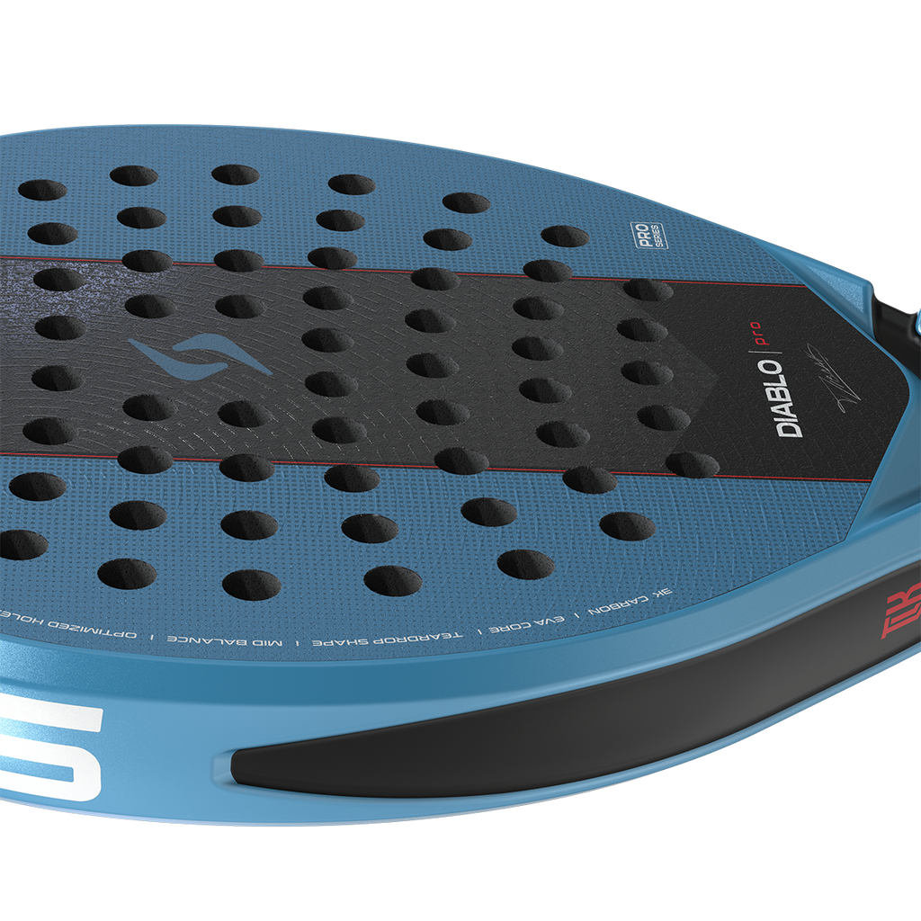 Siux Diablo Pro 2027 Padel Racket Metallic Blue