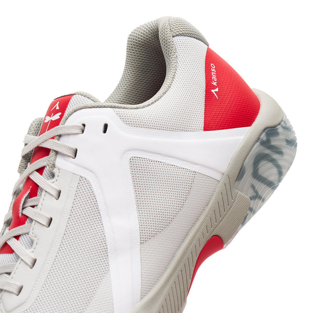 Kanso DragonFly Indoor Court Shoes White/Red