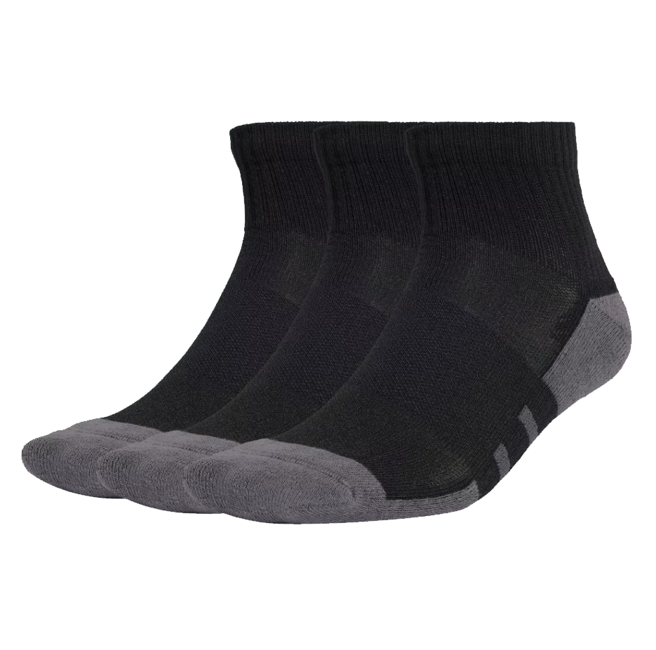 Adidas Essential Quarter Socks - 3 Pack Black