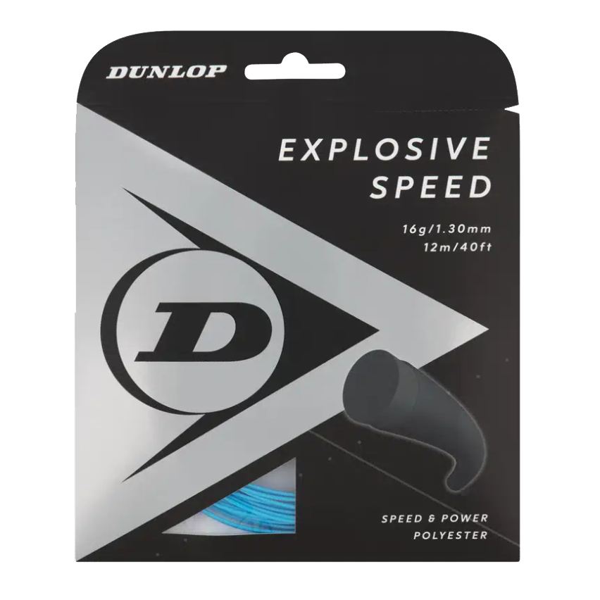 Dunlop Explosive Speed 1.30mm Tennis String Set Blue