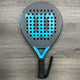 Wilson Match Point Padel Racket Grey Blue OUTLET