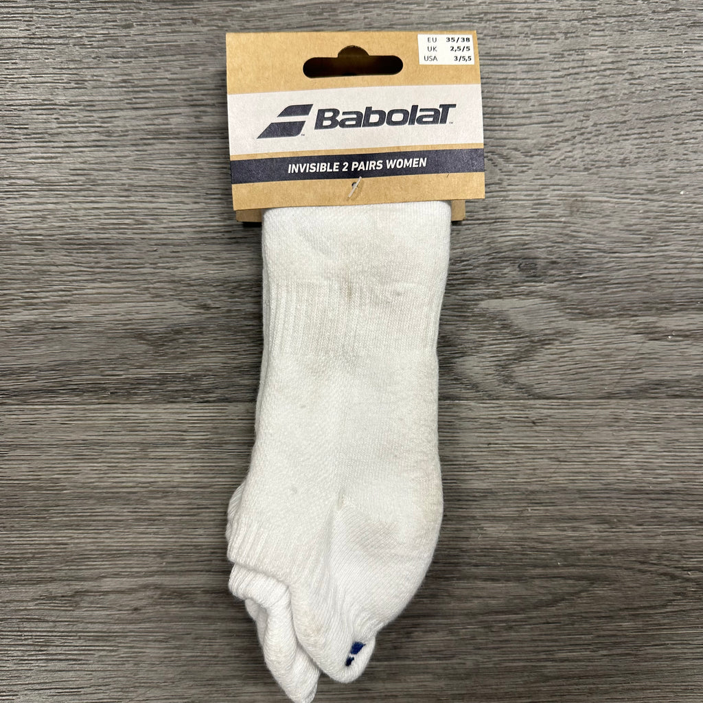 Babolat Invisible 2 Pack Women Socks White OUTLET
