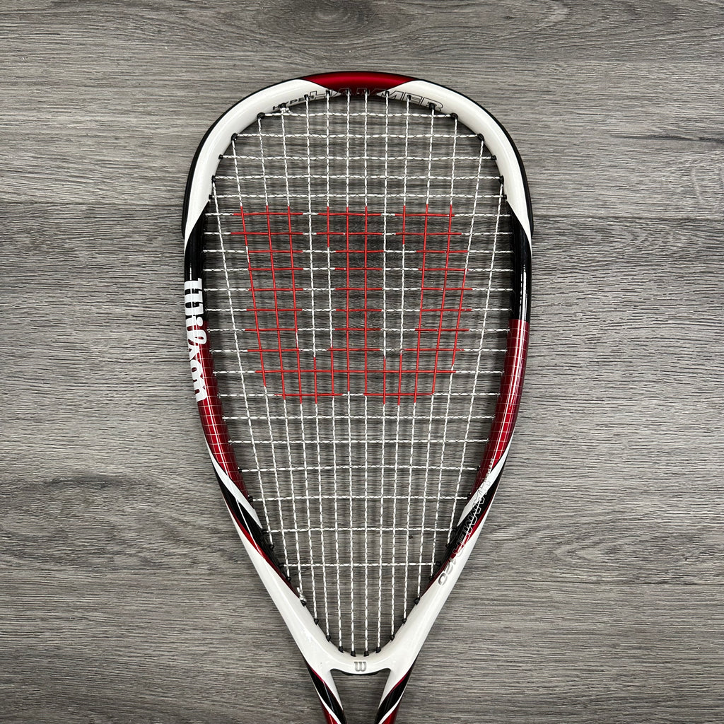 Wilson Hyper Hammer 120 Squash Racket - Red Black OUTLET