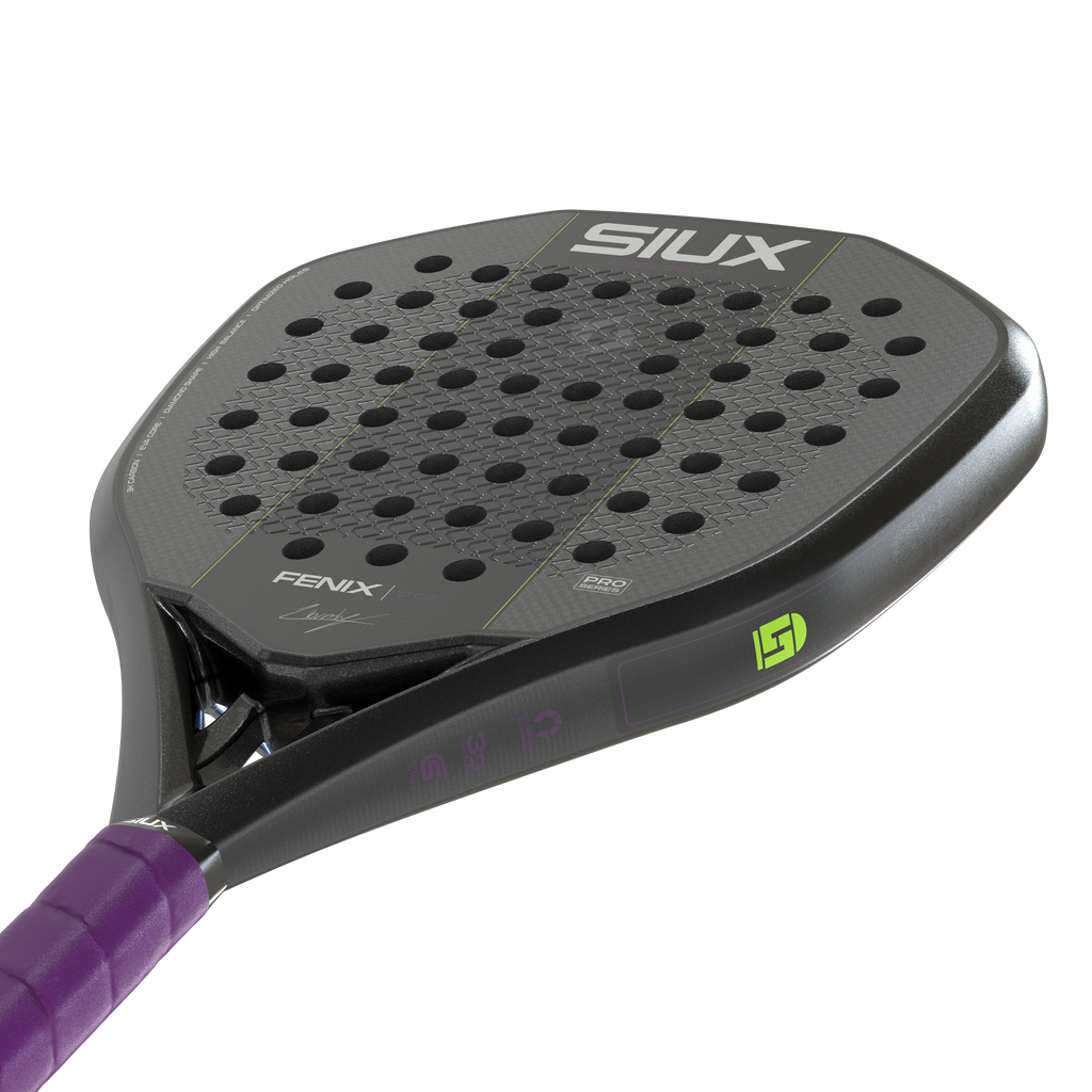 Siux Fenix Pro 2027 Padel Racket Black White