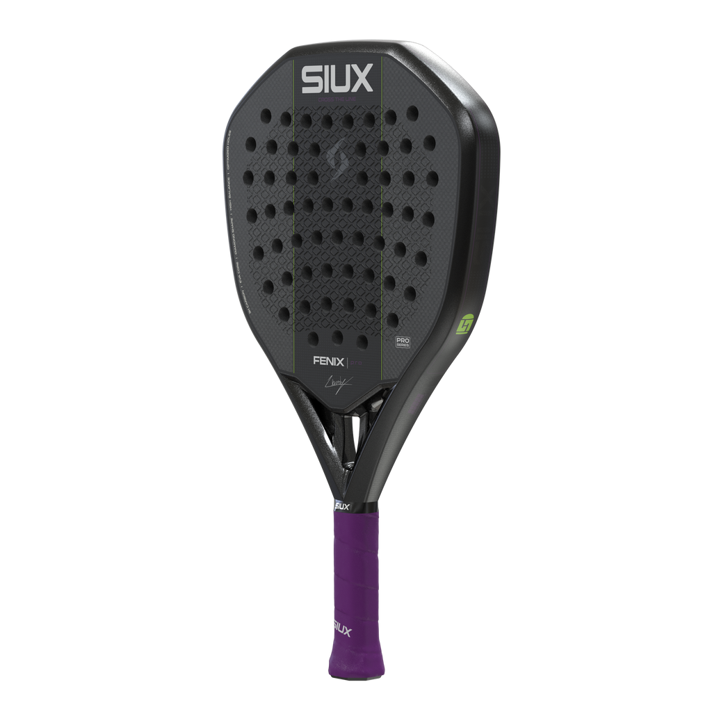 Siux Fenix Pro 2027 Padel Racket Black White