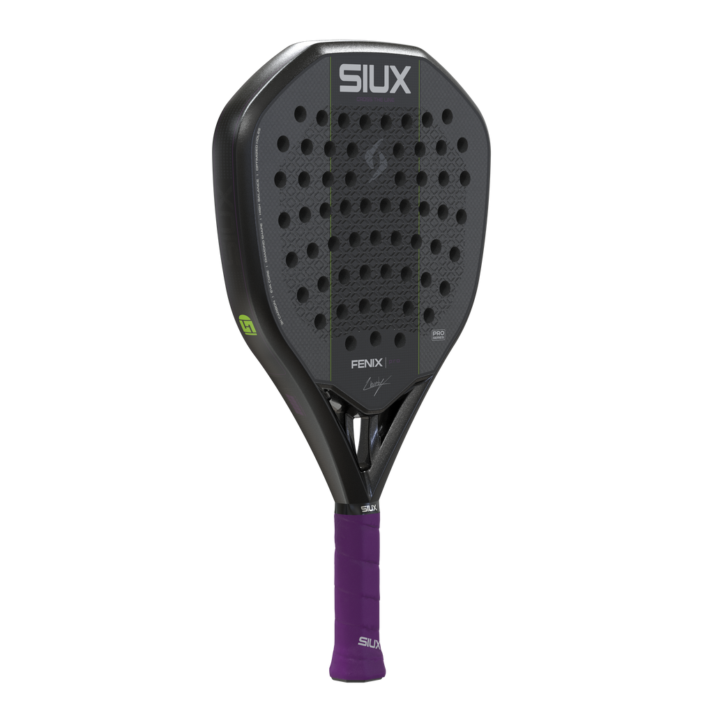 Siux Fenix Pro 2027 Padel Racket Black White