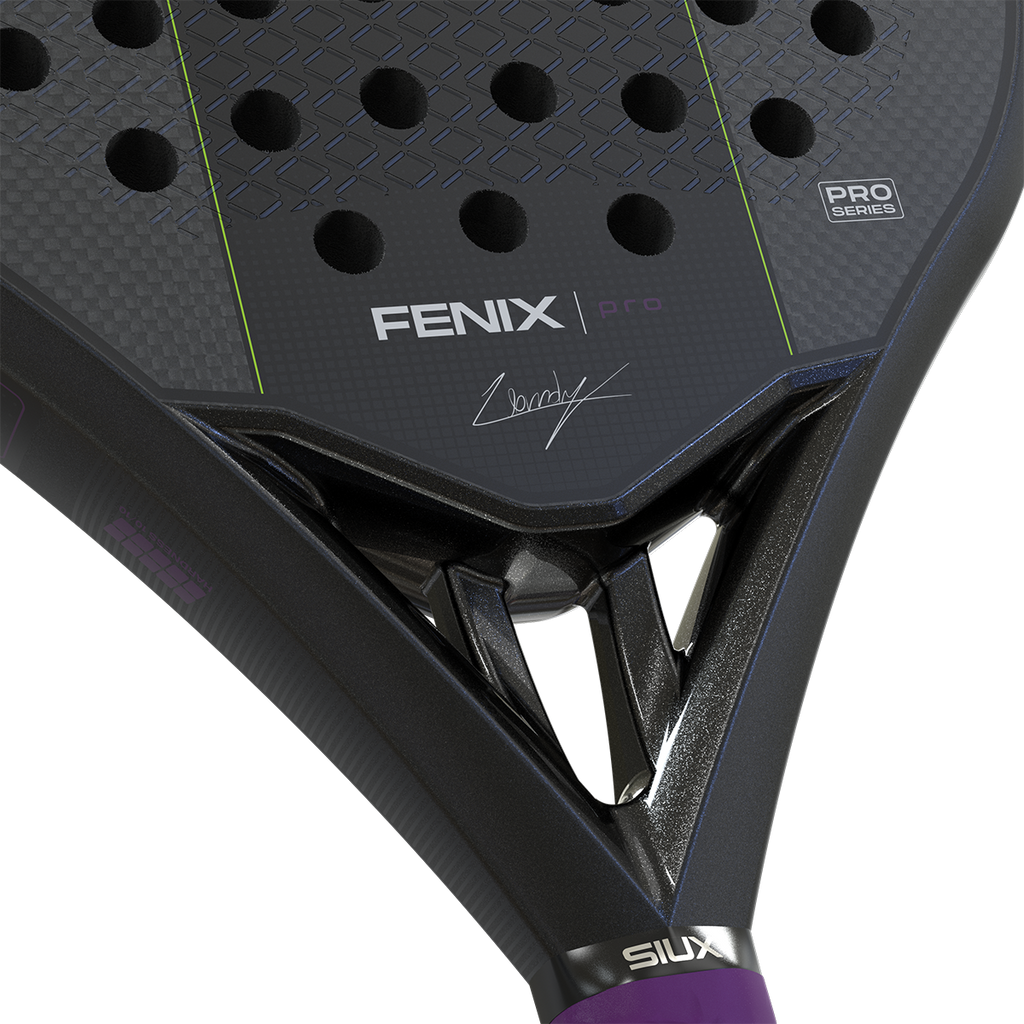 Siux Fenix Pro 2027 Padel Racket Black White