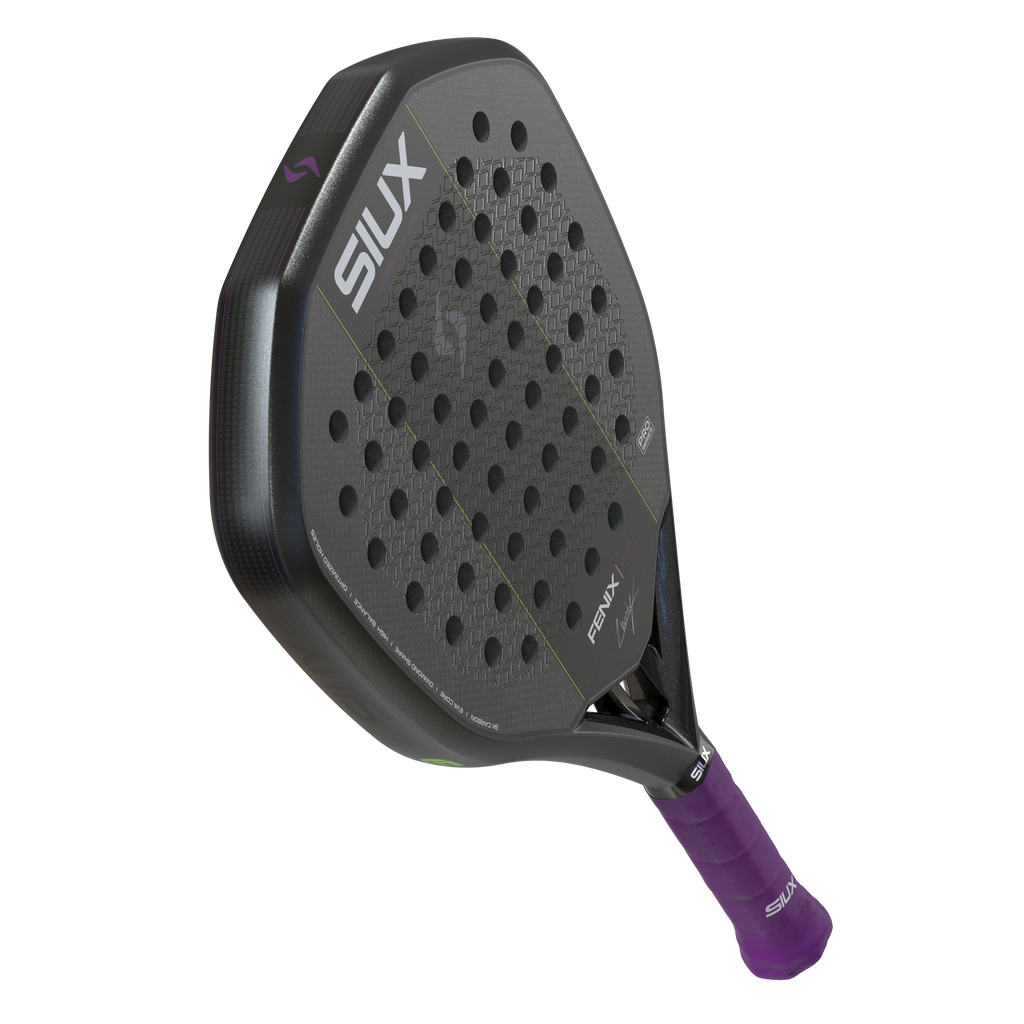 Siux Fenix Pro 2027 Padel Racket Black White