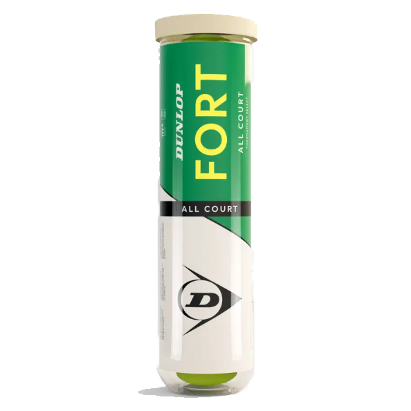 Dunlop Fort All Court Tournament Tennis Balls - 4 Ball Can