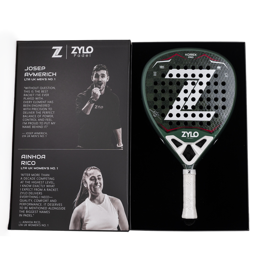 Zylo Korex Pro Padel Racket Forest Green