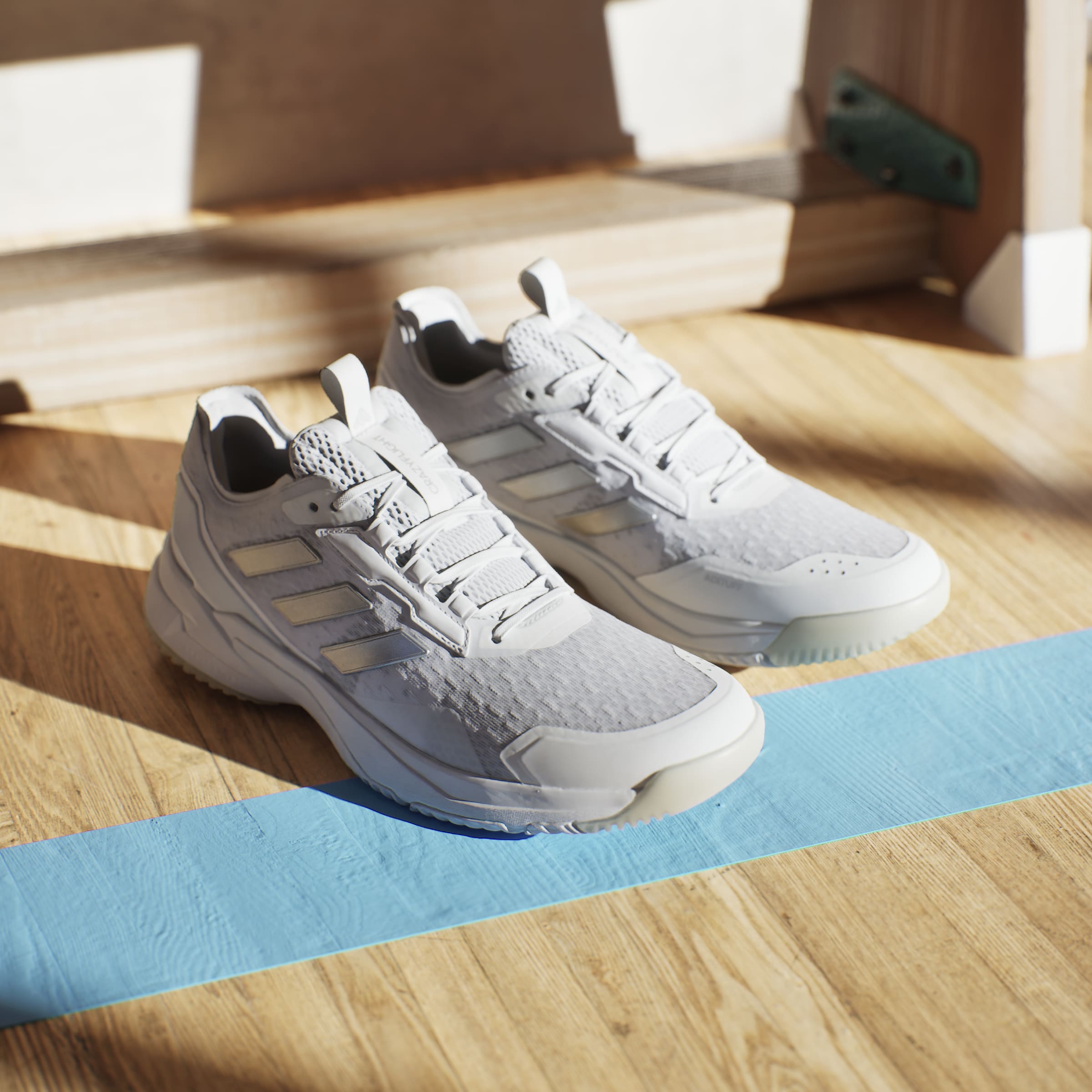 Adidas Women's Crazyflight 6 Indoor Court Shoes White – PDHSports