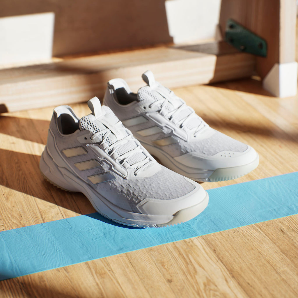 Adidas Women's Crazyflight 6 Indoor Court Shoes White