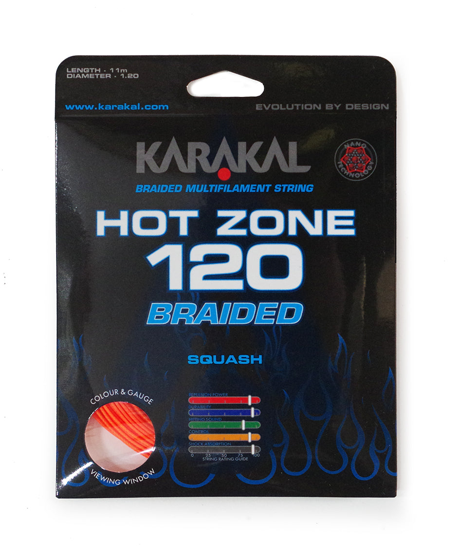 Karakal Hot Zone 120 Braided Squash String Set