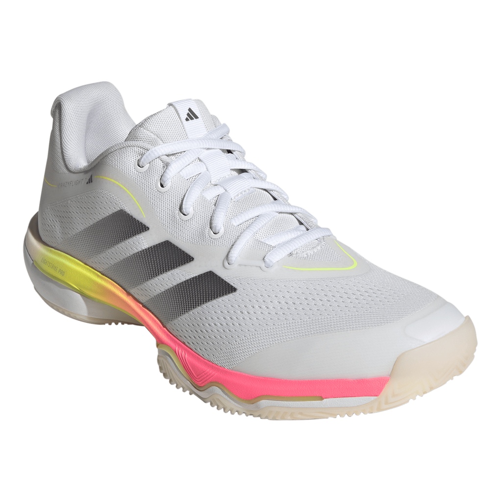 Adidas Men's Crazyflight 7 Indoor Court Shoes White Solar Turbo