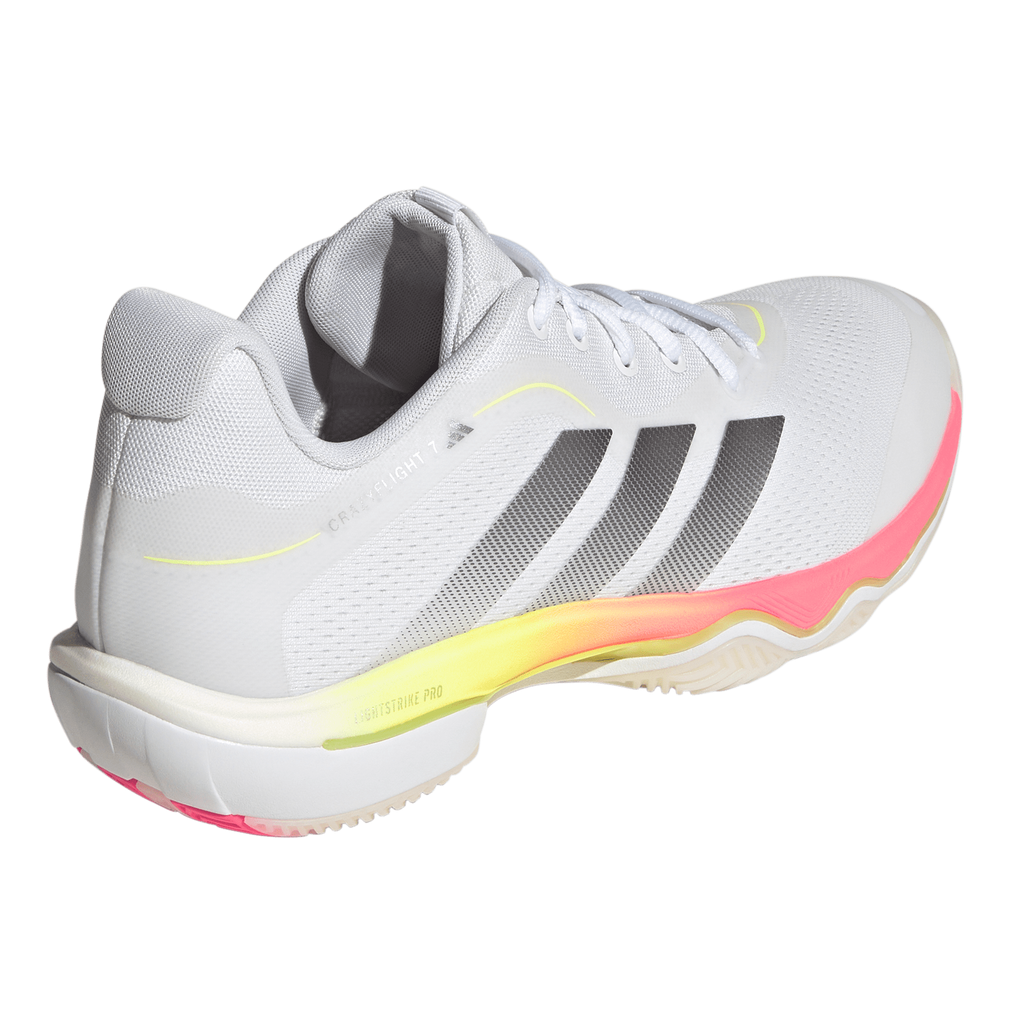 Adidas Men's Crazyflight 7 Indoor Court Shoes White Solar Turbo
