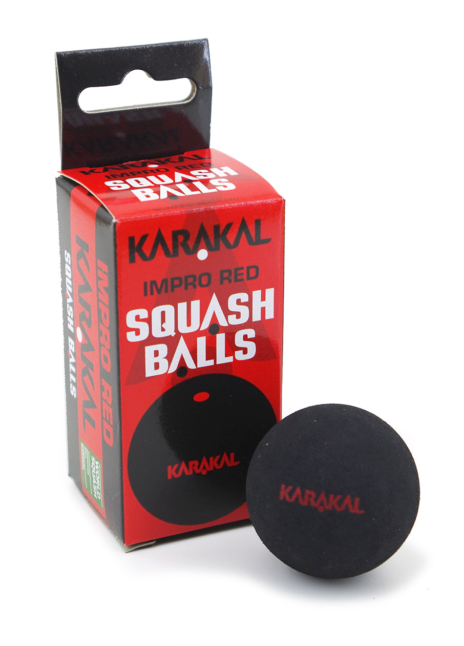 Karakal Red Dot Squash Balls - 2 Balls