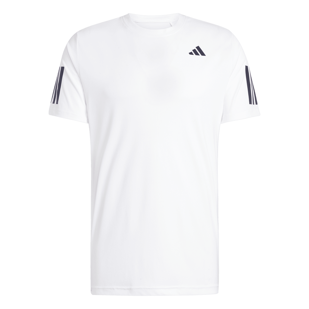 Adidas Men's Club 3 Stripe Tee -  White