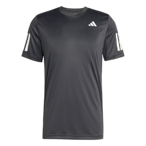 Adidas Men's Club 3 Stripe Tee -  Black