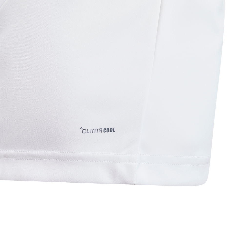 Adidas Boys' Club 3-Stripe Tee White