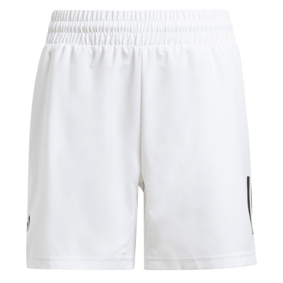 Adidas Boys' Club 3-Stripe Shorts White