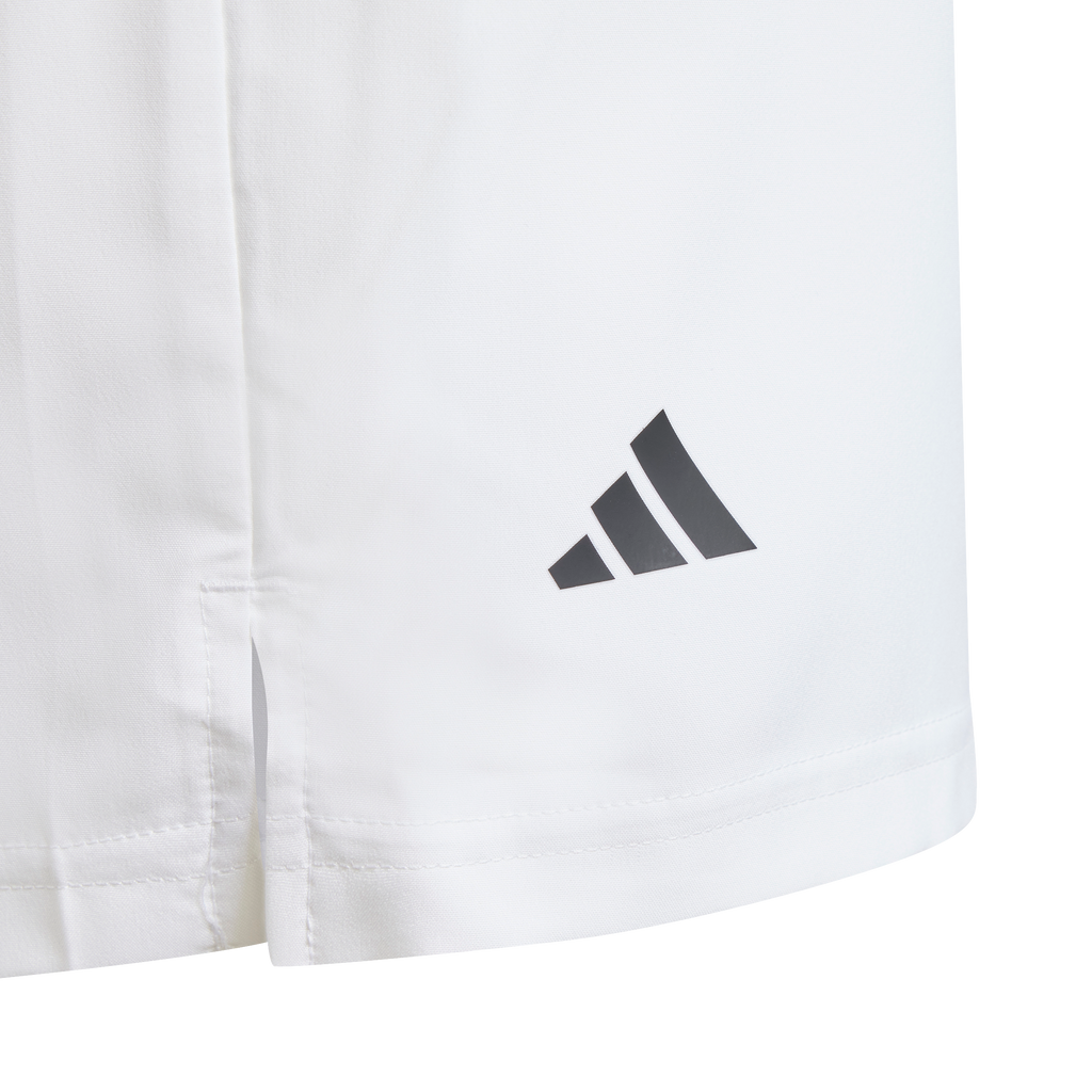 Adidas Boys' Club 3-Stripe Shorts White