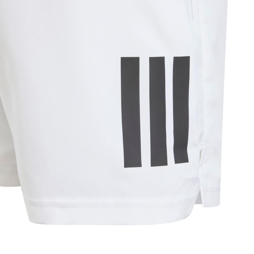 Adidas Boys' Club 3-Stripe Shorts White