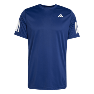 Adidas Men's Club 3 Stripe Tee -  Dark Blue