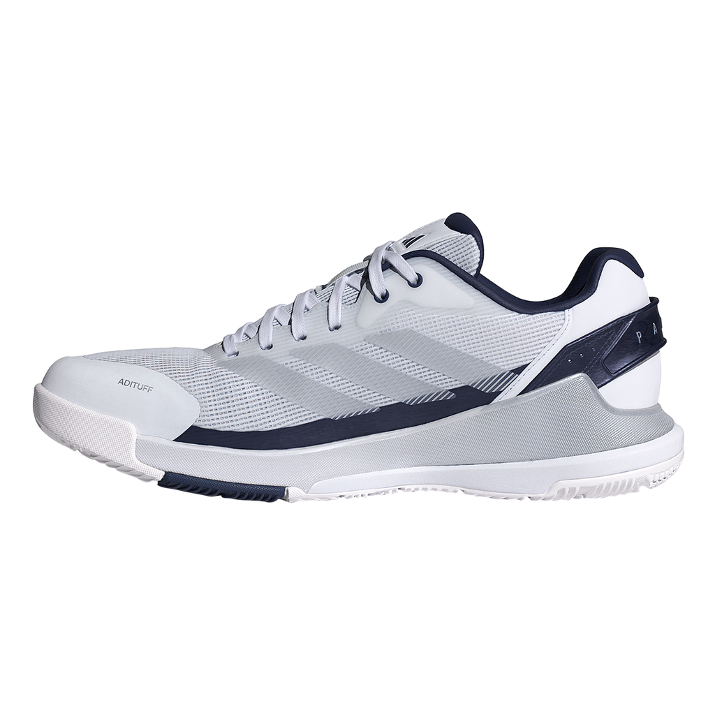 Adidas Men's Crazyquick LS Padel Shoes White Dark Blue