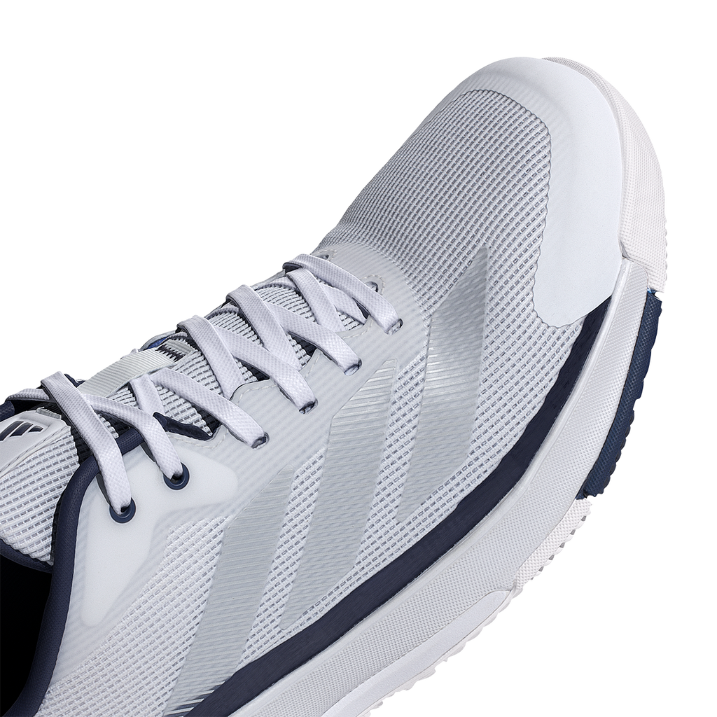 Adidas Men's Crazyquick LS Padel Shoes White Dark Blue