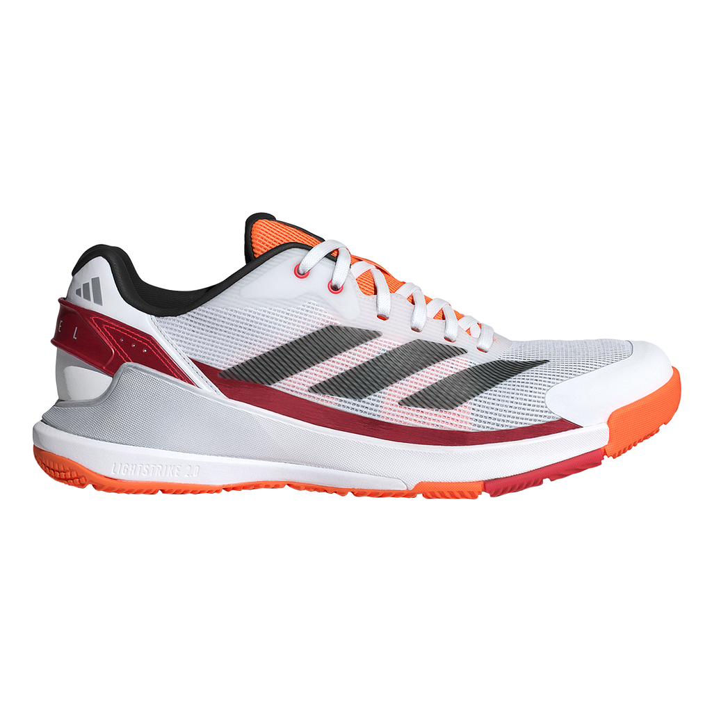 Adidas Men's Crazyquick LS Padel Shoes White Lucid Orange