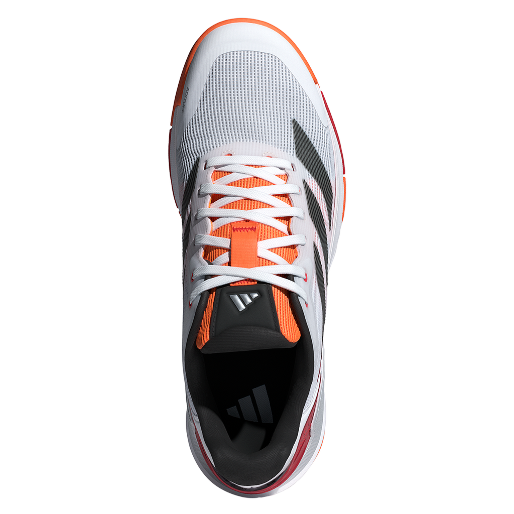 Adidas Men's Crazyquick LS Padel Shoes White Lucid Orange