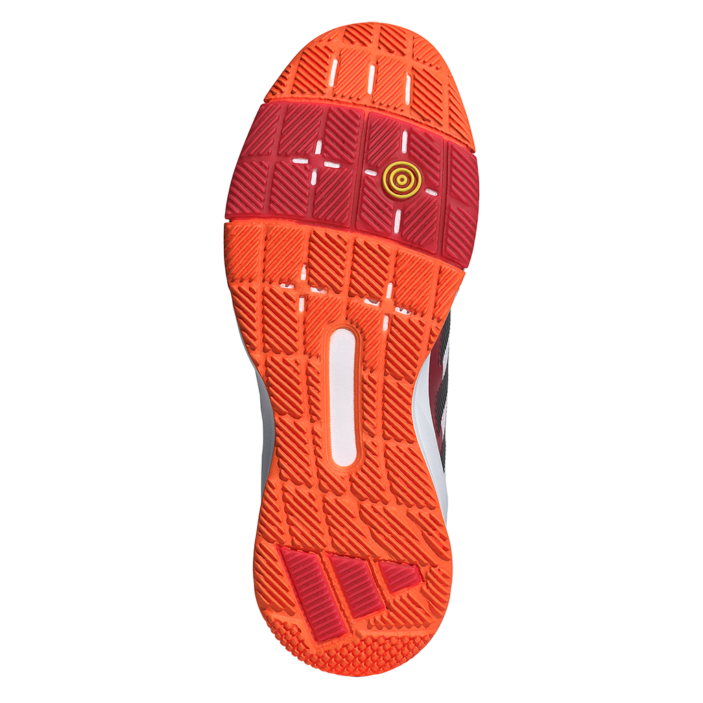 Adidas Men's Crazyquick LS Padel Shoes White Lucid Orange