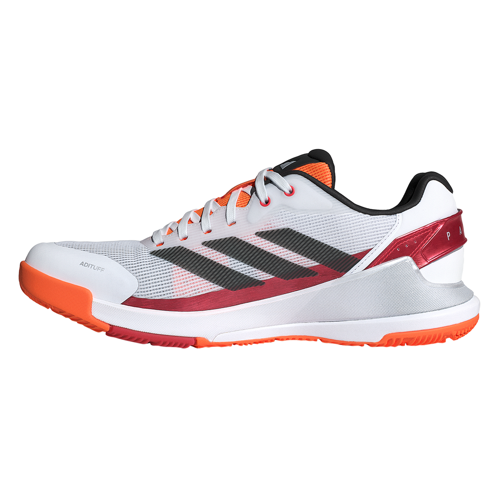 Adidas Men's Crazyquick LS Padel Shoes White Lucid Orange