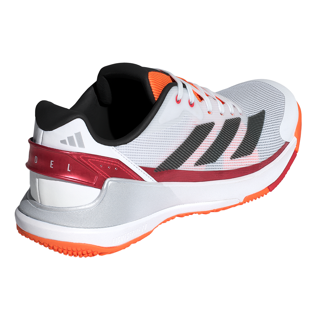 Adidas Men's Crazyquick LS Padel Shoes White Lucid Orange