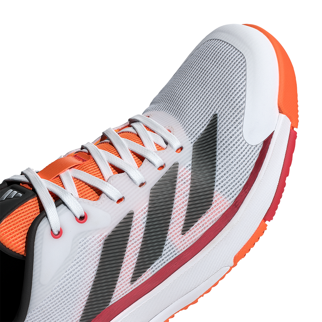 Adidas Men's Crazyquick LS Padel Shoes White Lucid Orange