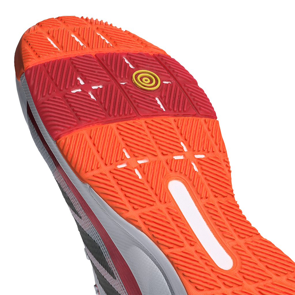 Adidas Men's Crazyquick LS Padel Shoes White Lucid Orange