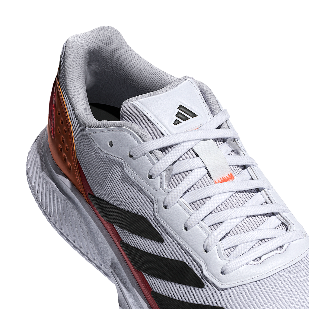 Adidas Men's Courtquick Padel Shoes White Lucid Orange